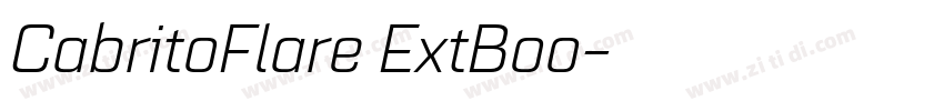 CabritoFlare ExtBoo字体转换